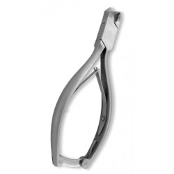 Nail Cutter, Double Spring W/Lock. Mirror Finish.